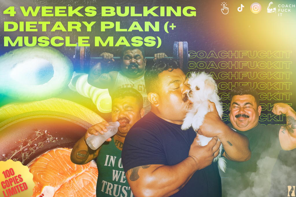 BVLKY - 4 Weeks Bulking Plan (Bulking + Muscle Mass Hypertrophy Diet)