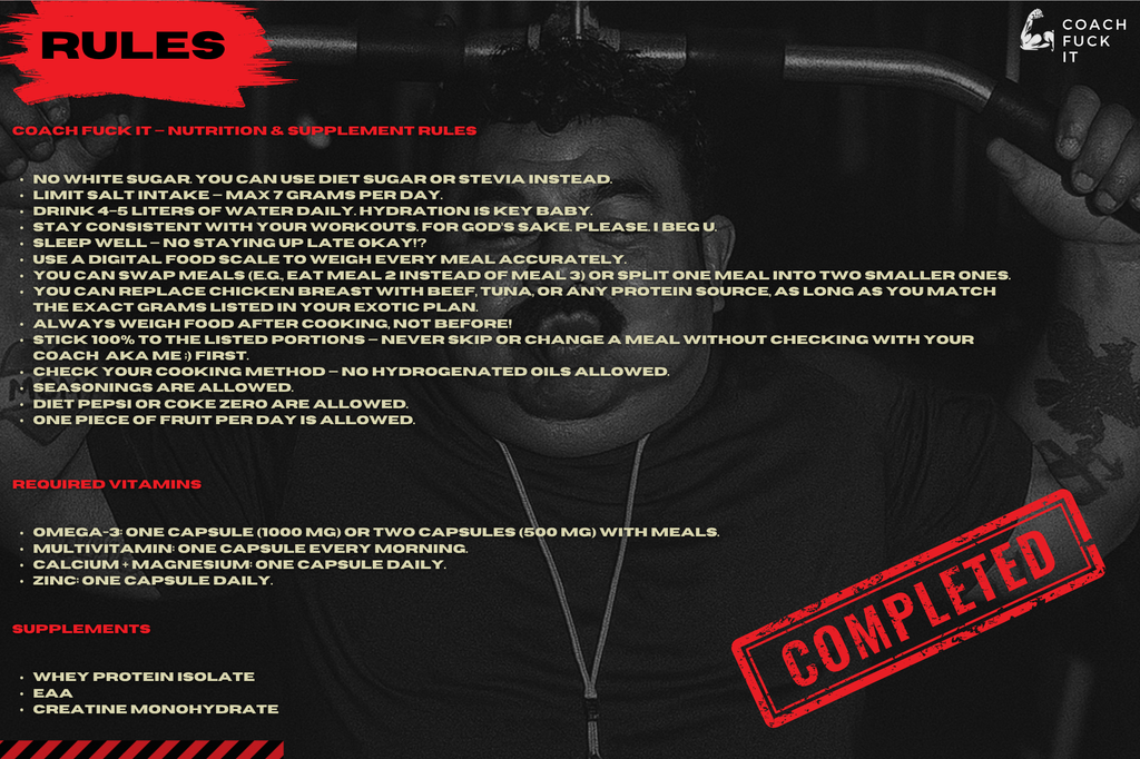 BVLKY - 4 Weeks Bulking Plan (Bulking + Muscle Mass Hypertrophy Diet)