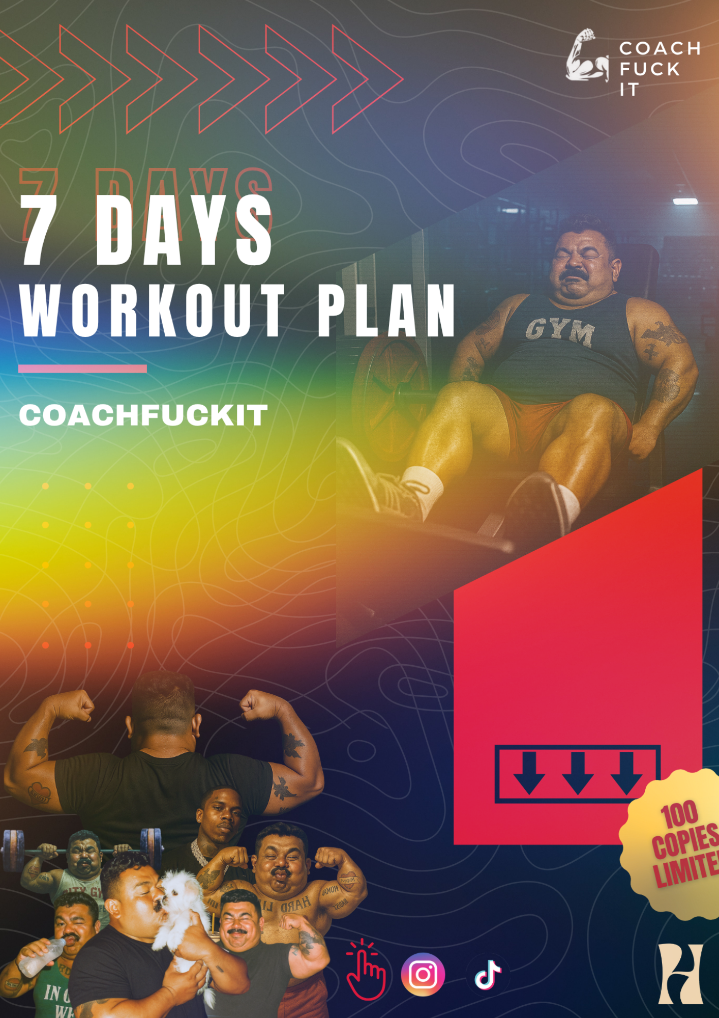 LORD - 7 Days Workout Plan (Muscle Strength + Hypertrophy)
