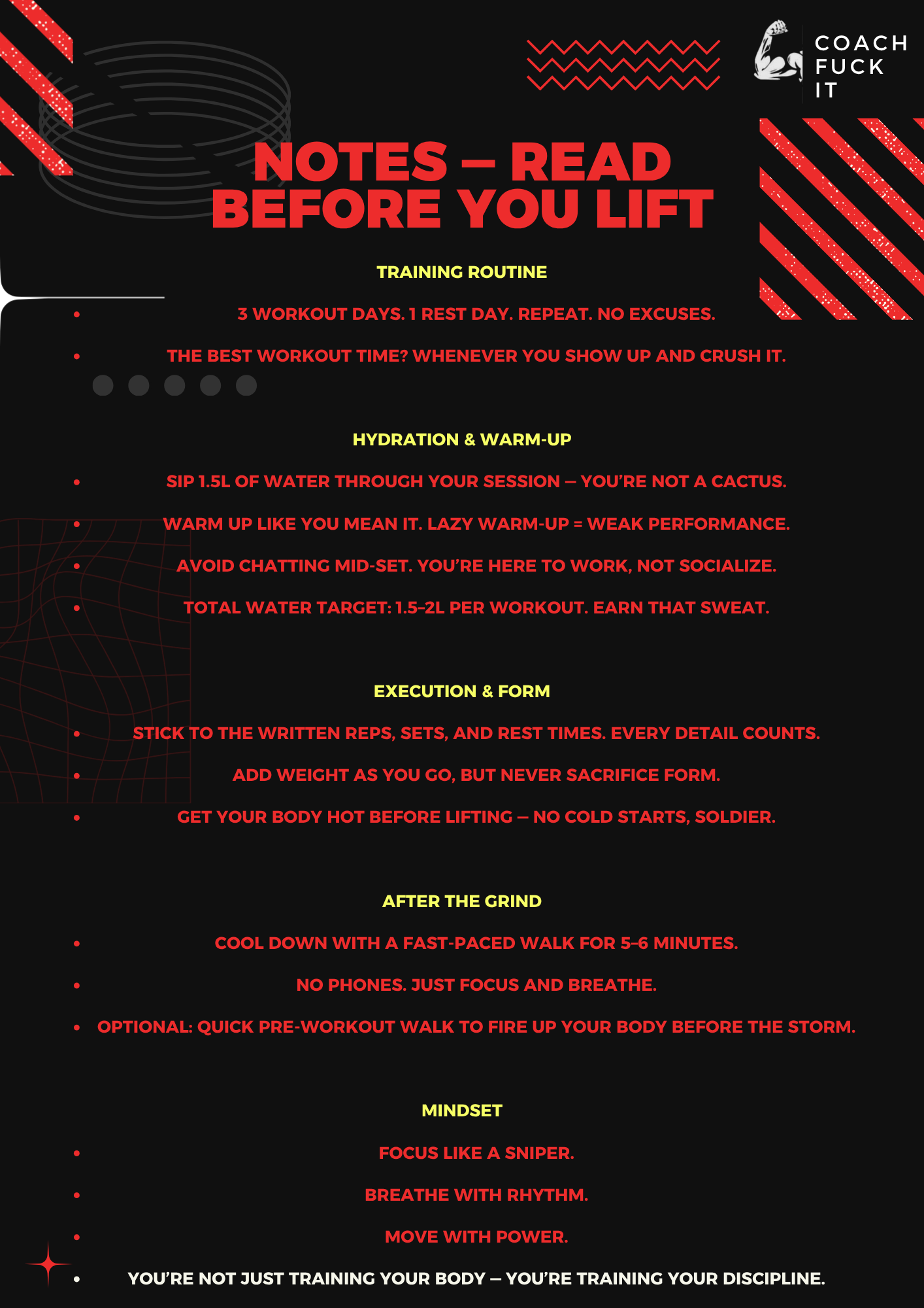 HVME - 7 Days Workout Plan - Home Edition (Muscle Hypertrophy)